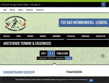 Tablet Screenshot of die-fsv.de